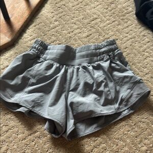 grey Low Rise Hottie Hot Shorts